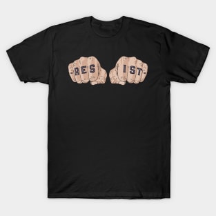 Resist Tattoo Fists T-Shirt